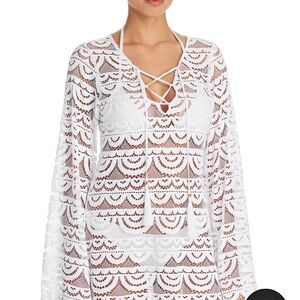PQ Swim White Lace Cover-Up XS/S never worn